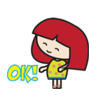 LucyChan and Momo（個別スタンプ：16）