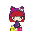 LucyChan and Momo（個別スタンプ：22）