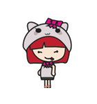 LucyChan and Momo（個別スタンプ：24）