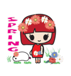 LucyChan and Momo（個別スタンプ：32）