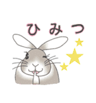 てくてく うさぎらいふ（個別スタンプ：34）