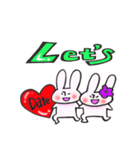 LET'Sうさぎ（個別スタンプ：13）