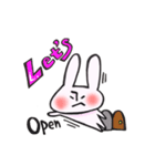 LET'Sうさぎ（個別スタンプ：16）