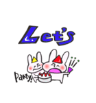 LET'Sうさぎ（個別スタンプ：35）