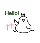 White Birds in the happy days（個別スタンプ：7）