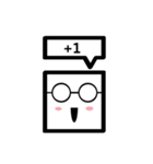 TWN Glasses face boy no.3（個別スタンプ：13）