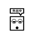 TWN Glasses face boy no.3（個別スタンプ：33）