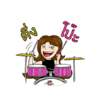 Kwan a cheeky drumgirl（個別スタンプ：21）