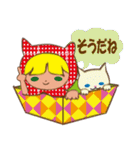 箱入ねこずきん（個別スタンプ：22）