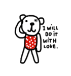 Polka Bear（個別スタンプ：3）