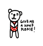 Polka Bear（個別スタンプ：16）