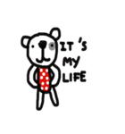 Polka Bear（個別スタンプ：21）