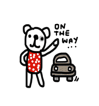 Polka Bear（個別スタンプ：24）