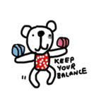 Polka Bear（個別スタンプ：33）