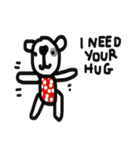 Polka Bear（個別スタンプ：34）