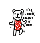 Polka Bear（個別スタンプ：37）