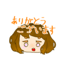 ほのぼの系女子（個別スタンプ：4）