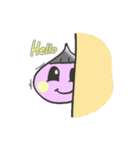 Purple onion smile（個別スタンプ：1）
