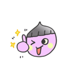 Purple onion smile（個別スタンプ：4）