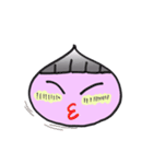 Purple onion smile（個別スタンプ：5）