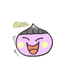 Purple onion smile（個別スタンプ：6）