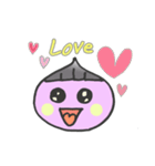 Purple onion smile（個別スタンプ：7）