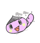 Purple onion smile（個別スタンプ：16）