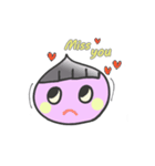 Purple onion smile（個別スタンプ：35）