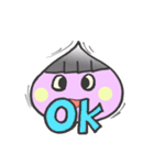 Purple onion smile（個別スタンプ：38）