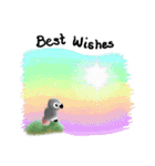 SoftParrots (African Greys)（個別スタンプ：38）