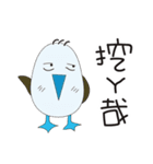 Blue-footed bird something wrong ？（個別スタンプ：37）