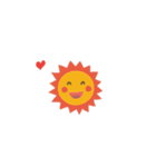 smiling sun（個別スタンプ：4）