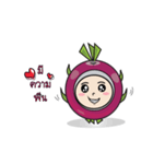 Dragon Fruit /(Jao-gaew-mang-gon)（個別スタンプ：6）