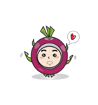 Dragon Fruit /(Jao-gaew-mang-gon)（個別スタンプ：21）