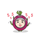 Dragon Fruit /(Jao-gaew-mang-gon)（個別スタンプ：31）