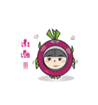 Dragon Fruit /(Jao-gaew-mang-gon)（個別スタンプ：33）