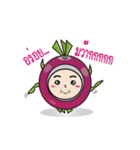 Dragon Fruit /(Jao-gaew-mang-gon)（個別スタンプ：35）