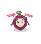 Dragon Fruit /(Jao-gaew-mang-gon)（個別スタンプ：40）