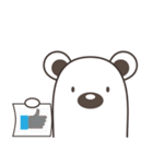 White Bear Na（個別スタンプ：19）