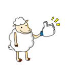 GS sheep of ATEA gives you power（個別スタンプ：23）