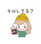 ゆるふわガーリースタンプ【秋色】（個別スタンプ：21）