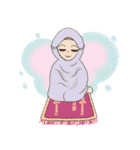 Fadia : Hijab is my Crown Eng Ver.（個別スタンプ：33）