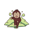 Bana The Monkey : I Like To Move（個別スタンプ：1）