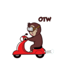 Bana The Monkey : I Like To Move（個別スタンプ：14）