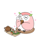 Strawberry Mochi ＆ Brown Sugar Mochi（個別スタンプ：1）