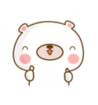 Mr. Cute White Bear（個別スタンプ：4）