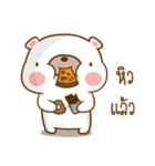 Mr. Cute White Bear（個別スタンプ：34）