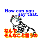 猫で英会話 よく使う英語編（個別スタンプ：10）