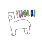 ユルパカさん（スペイン語）（個別スタンプ：1）
