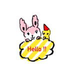 rururu うさうさ（個別スタンプ：1）